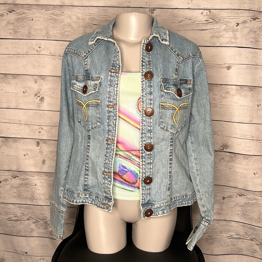 Vintage Z. Cavaricci button front 90’s Denim jacket BX22